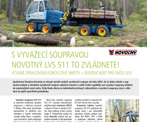 S vyvážecí soupravou Novotný LVS 511 to zvládnete! / Novotný LVS 520 